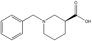 (3S)-1-benzylpiperidine-3-carboxylic acid Structure