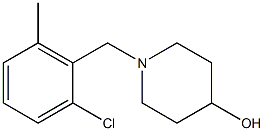 1-(2-chloro-6-methylbenzyl)piperidin-4-ol Structure