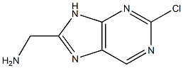 1-(2-chloro-9H-purin-8-yl)methanamine Structure