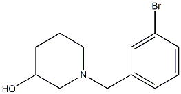 1-(3-bromobenzyl)piperidin-3-ol Structure