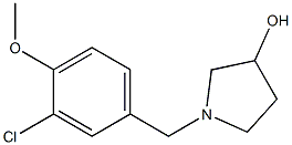 1-(3-chloro-4-methoxybenzyl)pyrrolidin-3-ol Structure