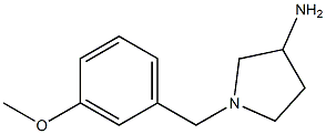 1-(3-methoxybenzyl)pyrrolidin-3-amine Structure