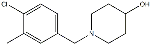 1-(4-chloro-3-methylbenzyl)piperidin-4-ol 结构式