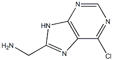 1-(6-chloro-9H-purin-8-yl)methanamine