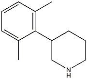 3-(2,6-ジメチルフェニル)ピペリジン 化学構造式