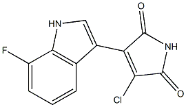 3-chloro-4-(7-fluoro-1H-indol-3-yl)-1H-pyrrole-2,5-dione