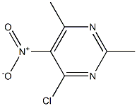 4-chloro-2,6-dimethyl-5-nitropyrimidine