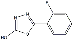 5-(2-fluorophenyl)-1,3,4-oxadiazol-2-ol|