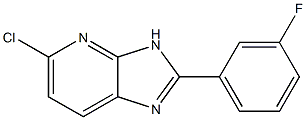 5-chloro-2-(3-fluorophenyl)-3H-imidazo[4,5-b]pyridine Structure