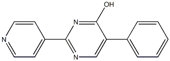 5-phenyl-2-pyridin-4-ylpyrimidin-4-ol Structure