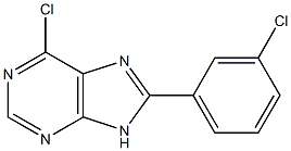 6-chloro-8-(3-chlorophenyl)-9H-purine