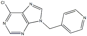 6-chloro-9-(pyridin-4-ylmethyl)-9H-purine Structure