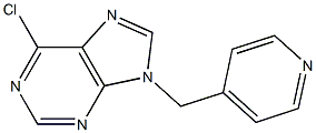 6-chloro-9-(pyridin-4-ylmethyl)-9H-purine|