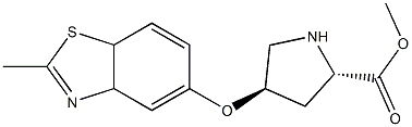 methyl (2S,4R)-4-[(2-methyl-3a,7a-dihydro-1,3-benzothiazol-5-yl)oxy]pyrrolidine-2-carboxylate