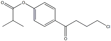 4-(4-Chloro-1-Oxobutyl)-2-2-dimethyl
phenyl acetic acid Structure