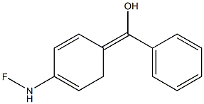 4-(hydroxybenzylidene)fluoroanilline 化学構造式