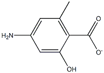 4-Amino-6-methylsalicylate Structure