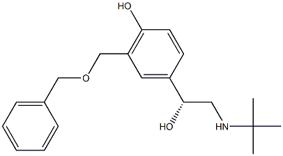 R-O-Benzyl Salbutamol Struktur