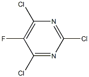 5-FLUORO-2,4,6-TRICHLOROPYRIMIDINE Struktur