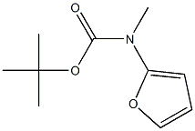 tert-butyl furan-2-ylmethylcarbamate Struktur