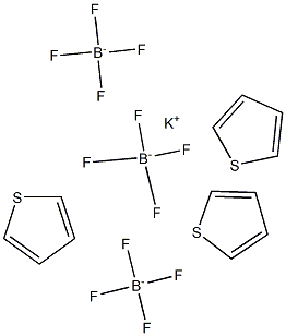 POTASSIUM THIOPHENETRIFLUOROBORATE Structure