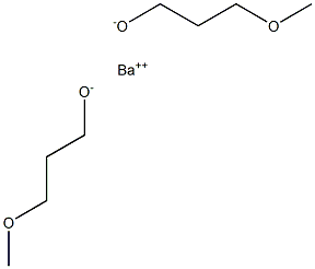 BARIUM(II) METHOXYPROPOXIDE: 20% IN METHOXYPROPANOL Structure