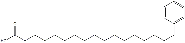 16-PHENYL-HEXADECANECARBOXYLIC ACID Struktur