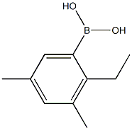 2-Ethyl-3,5-Dimethylphenylboronic acid Struktur