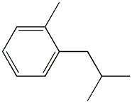 1-methyl-2-isobutylbenzene,,结构式