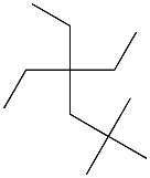 2,2-dimethyl-4,4-diethylhexane Structure