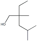 2,4-dimethyl-2-ethyl-1-pentanol 化学構造式