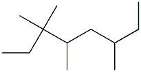 3,3,4,6-tetramethyloctane 化学構造式