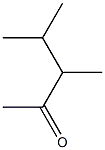 3,4-dimethyl-2-pentanone,,结构式