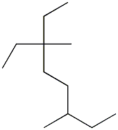 3,6-dimethyl-3-ethyloctane Structure