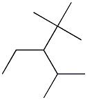 3-ethyl-2,2,4-trimethylpentane 化学構造式