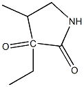 3-ETHYL-4-METHYL-3-PYRROLIDONE-2-ONE 结构式