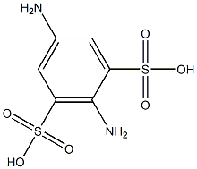 1,4-PHENYLENE-2,5-DIAMINE-DISULPHONIC ACID 结构式