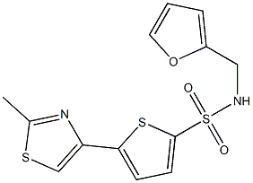 N2-(2-FURYLMETHYL)-5-(2-METHYL-1,3-THIAZOL-4-YL)THIOPHENE-2-SULFONAMIDE