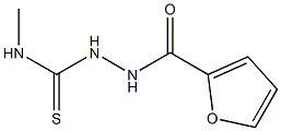 N1-METHYL-2-(2-FURYLCARBONYL)HYDRAZINE-1-CARBOTHIOAMIDE 化学構造式