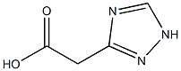 1,2,4-1H-TRIAOLE-ACETIC ACID 结构式