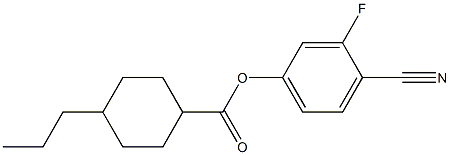 4-CYANO-3-FLUOROPHENYL 4-PROPYLCYCLOHEXANECARBOXYLATE