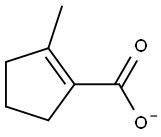 1-METHYL-1-CYCLOPENTENE CARBOXYLATE Structure