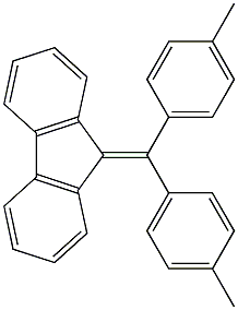 9-DI-P-TOLYMETHYLENEFLUORENE 化学構造式