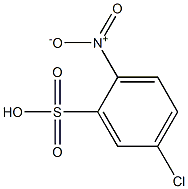 5-CHLORO-2-NITROBENZENE SULPHONIC ACID,,结构式