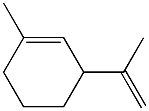 1-methyl-3-prop-1-en-2-yl-cyclohexene 化学構造式