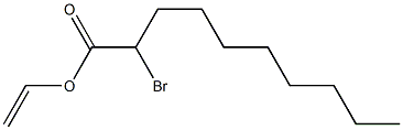 2-溴癸酸乙烯酯,,结构式