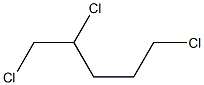 1,2,5-三氯戊烷,,结构式