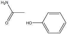 乙醯胺[苯]酚, , 结构式