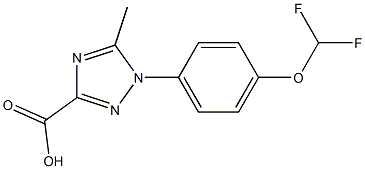  1-(4-Difluoromethoxy-phenyl)-5-methyl-1H-[1,2,4]triazole-3-carboxylic acid