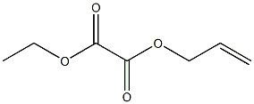 ALLYL ETHYL OXALATE 化学構造式